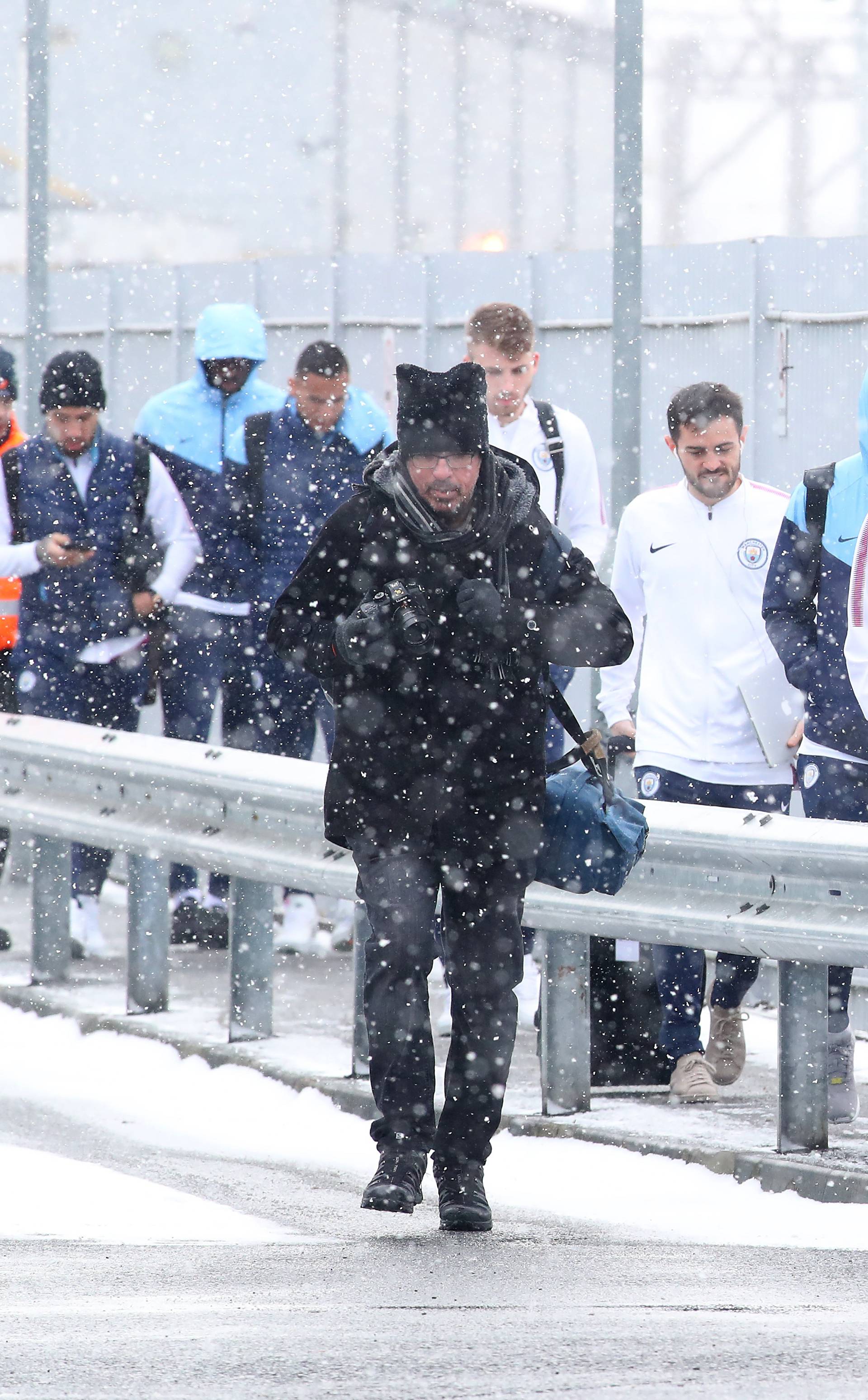 Manchester City Team Sighting - Manchester