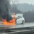 VIDEO Na A3 je gorio automobil