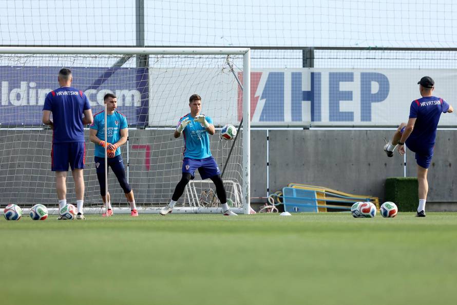 Rijeka: Trening hrvatske nogometne reprezentacije