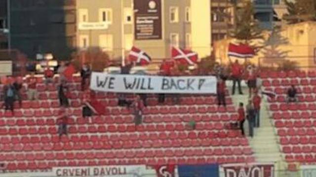 Ovo nisu istine! Navijači Splita izvjesili poruku: 'We will back!'