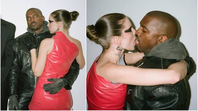 Kanye i glumica izmjenjivali strastvene poljupce u Parizu