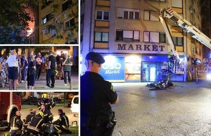 Na zagrebačkoj Ferenščici gorio stan, troje ljudi je ozlijeđeno