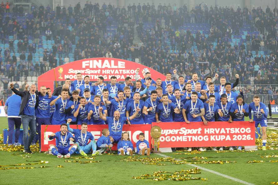Nogometaši Dinama pobjednici su SuperSport Hrvatskog nogometnog kupa