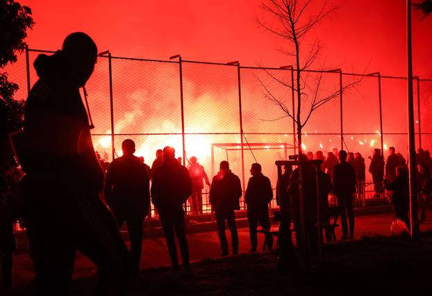 Baklje u Splitu za ubijenog Luku Bančića