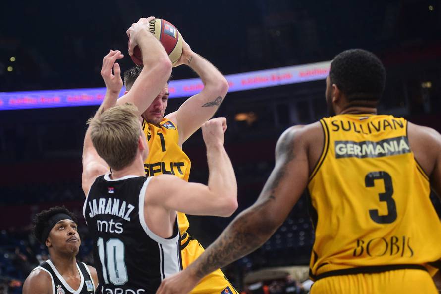 Košarkaši Splita priredili su senzaciju porazivši Partizan u Beogradu sa 74-67