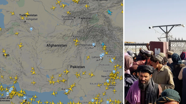 Avioni izbjegavaju Afganistan, vojska preuzela zračni prostor