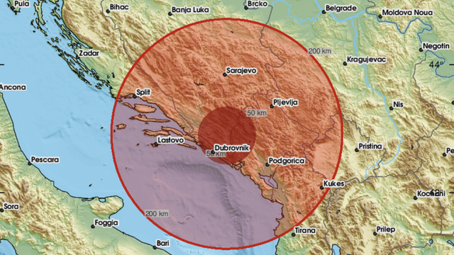 Crnu Goru pogodio novi snažan potres, osjetio se i u Hrvatskoj: 'Dubrovnik je kratko zadrmalo'
