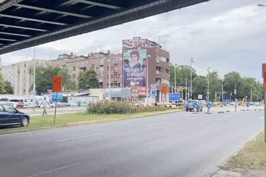 Gradili&scaron;te na kri&zcaron;anju Savske i Vukovarske
