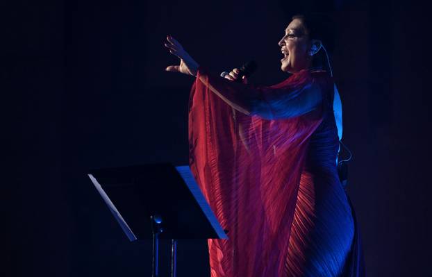 Zagreb: Nina Badrić održala koncert u Lisinskom