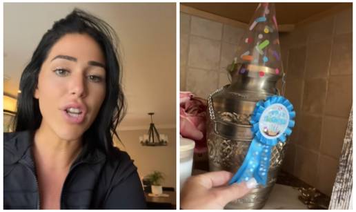 VIDEO Drži očevu urnu u kuhinji i 'oblači' je za blagdane: 'Tati sam za rođendan stavila kapicu'