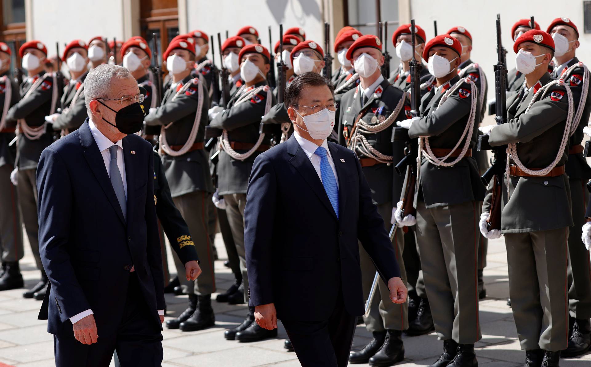 South Korea's President Moon Jae-in on state visit in Austria
