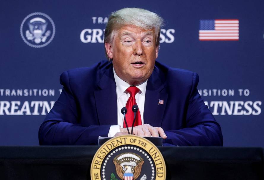 FILE PHOTO: U.S. President Trump participates in roundtable discussion at Gateway Church in Dallas, Texas