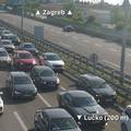 FOTO U kolonama se vozi do Bosiljeva na A1, sudar kod čvora Hreljin usporio vožnju na A7