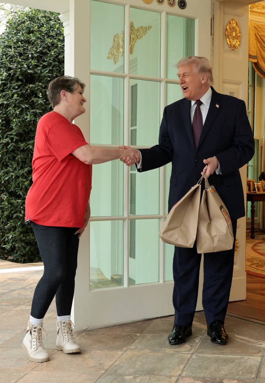 U.S. President Donald Trump in the Oval Office at the White House