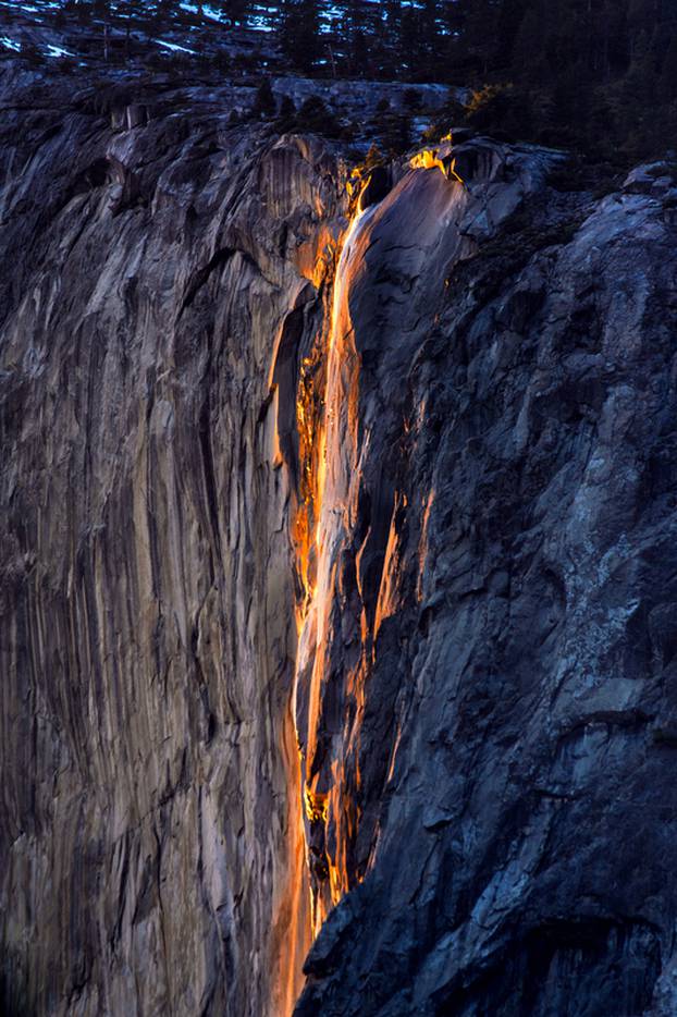 Horsetail Fire Falls 