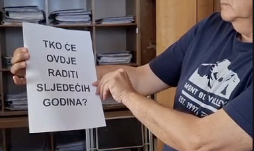 Protestni video zapisničara: 'Tko će vam ovdje raditi sljedećih dvadeset godina?'