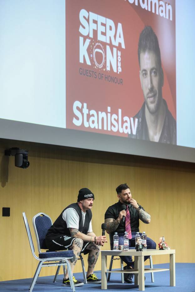 Zagreb: Glumci Josh Herdman i Stainslav Yanevski posjetili Sferacon