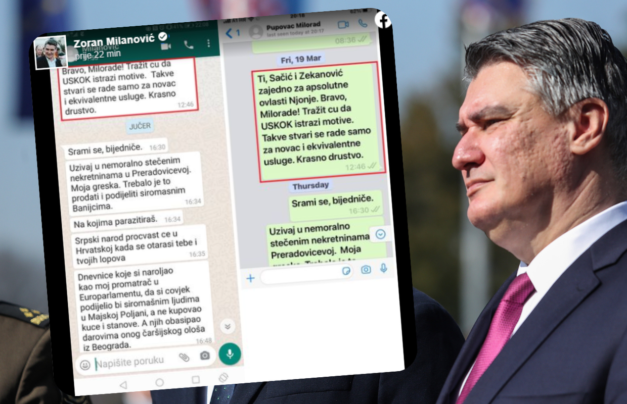 Milanović opleo: Pupovac mi je cenzurirao poruke, a javili su se udbaški drukeri Puhovski i Šeks