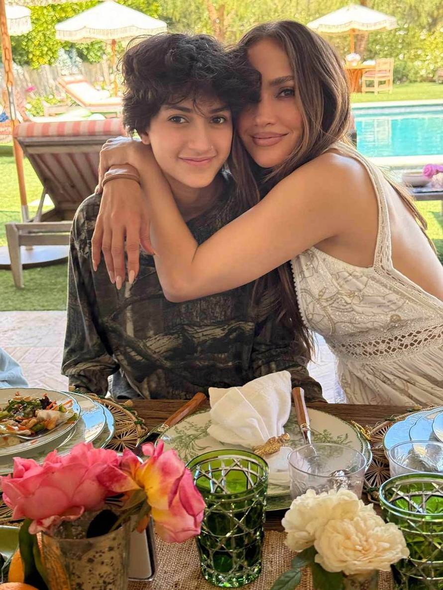 Jennifer Lopez marked Memorial Day with her twins Max and Emme and close friends in Los Angeles