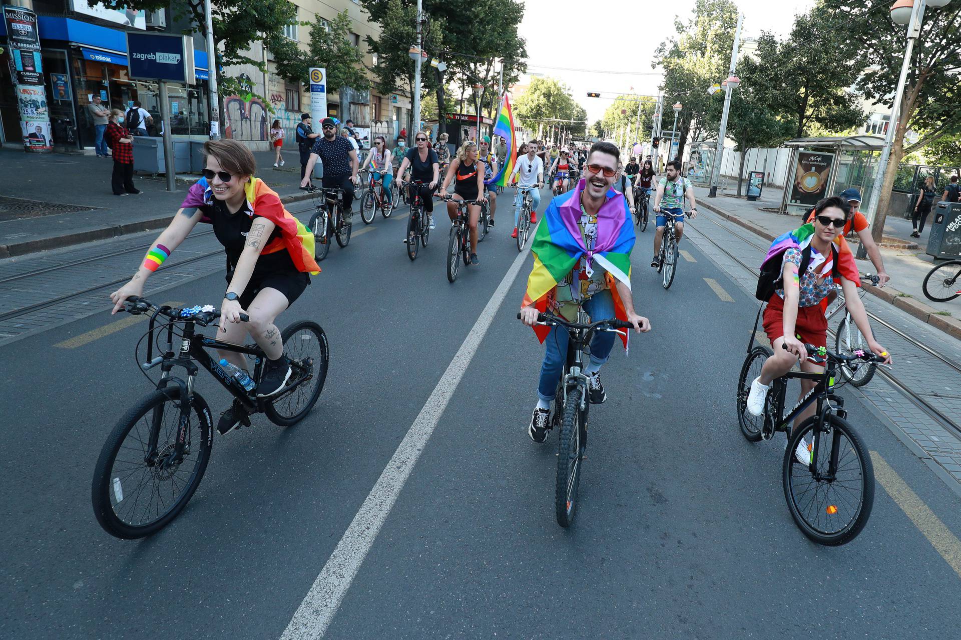 Prvi 'Pride ride' u Hrvatskoj prošao bez incidenata: 'Jako smo zadovoljni odazivom!'