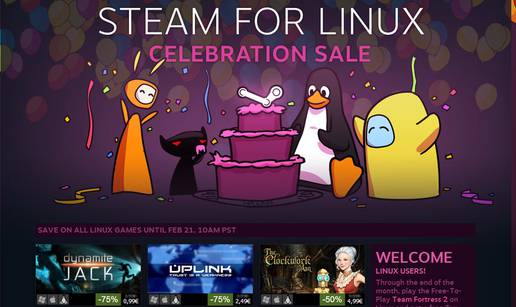 Valve pokrenuo Linux verziju svoje online trgovine Steam