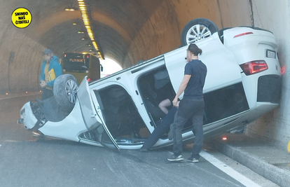 Prometna nesreća kod Splita: Auto sletio, jedan je ozlijeđeni