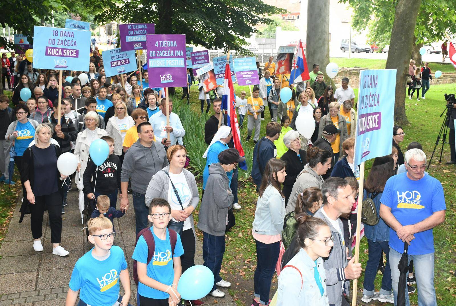 Sisak: Održan Hod za život u organizaciji udruge U ime obitelji