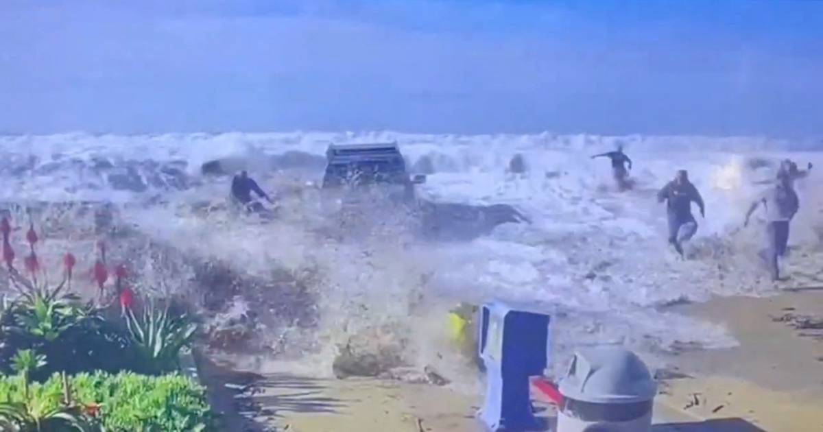 Californians flee massive waves in dramatic scenes, brace for even worse ahead