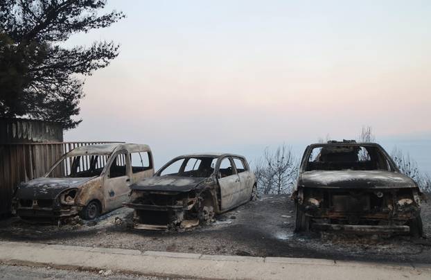 Posljedice požara kod Omiša