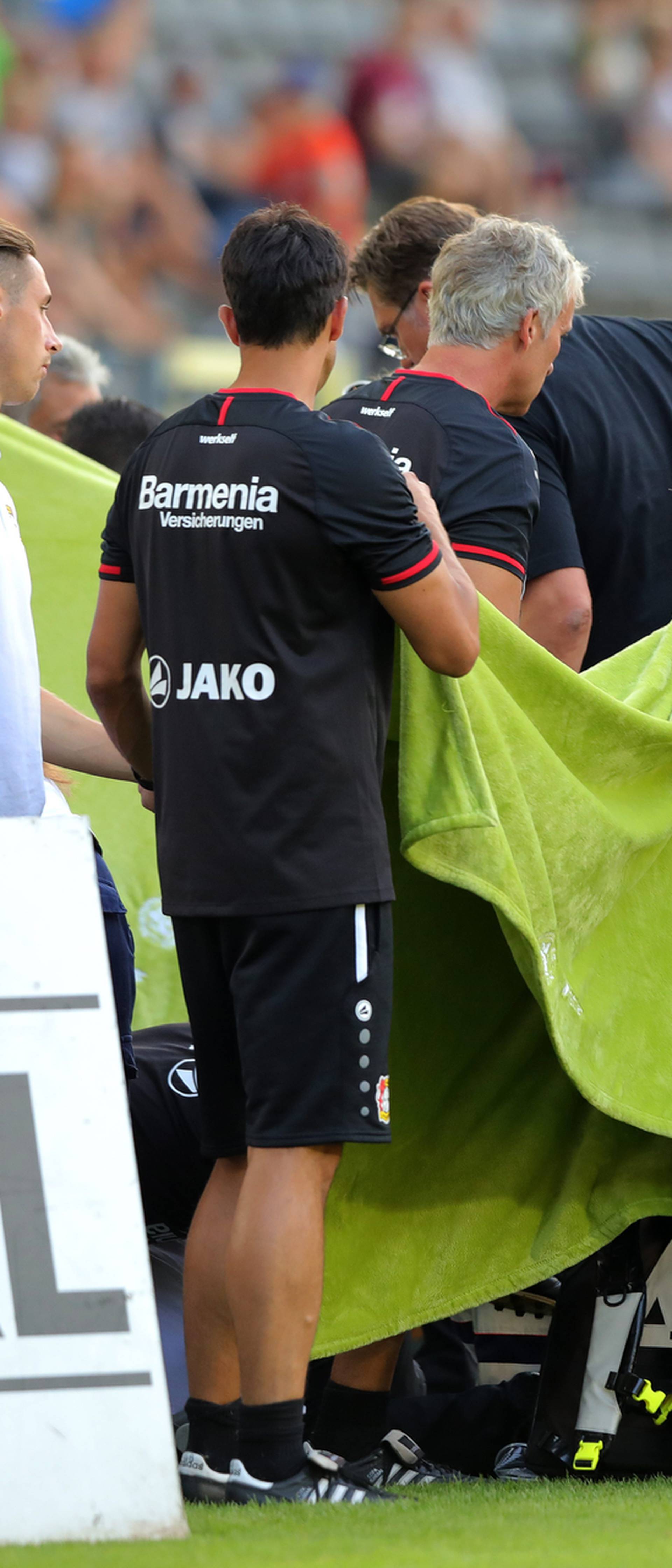 Wuppertal, 24.07.2018, firo, football, 1.Bundesliga, season 2018/2019, WSV - Bayer Leverkusen,