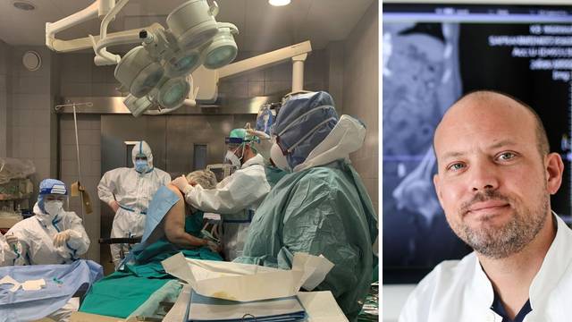 Covid operacija pod 'šljemom': 'Imala je trombozu, da je nismo hitno operirali, izgubila bi nogu'