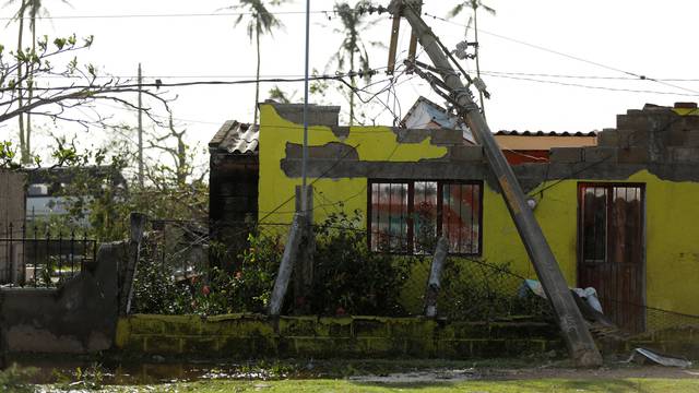 Aftermath of Hurricane Roslyn in Mexico