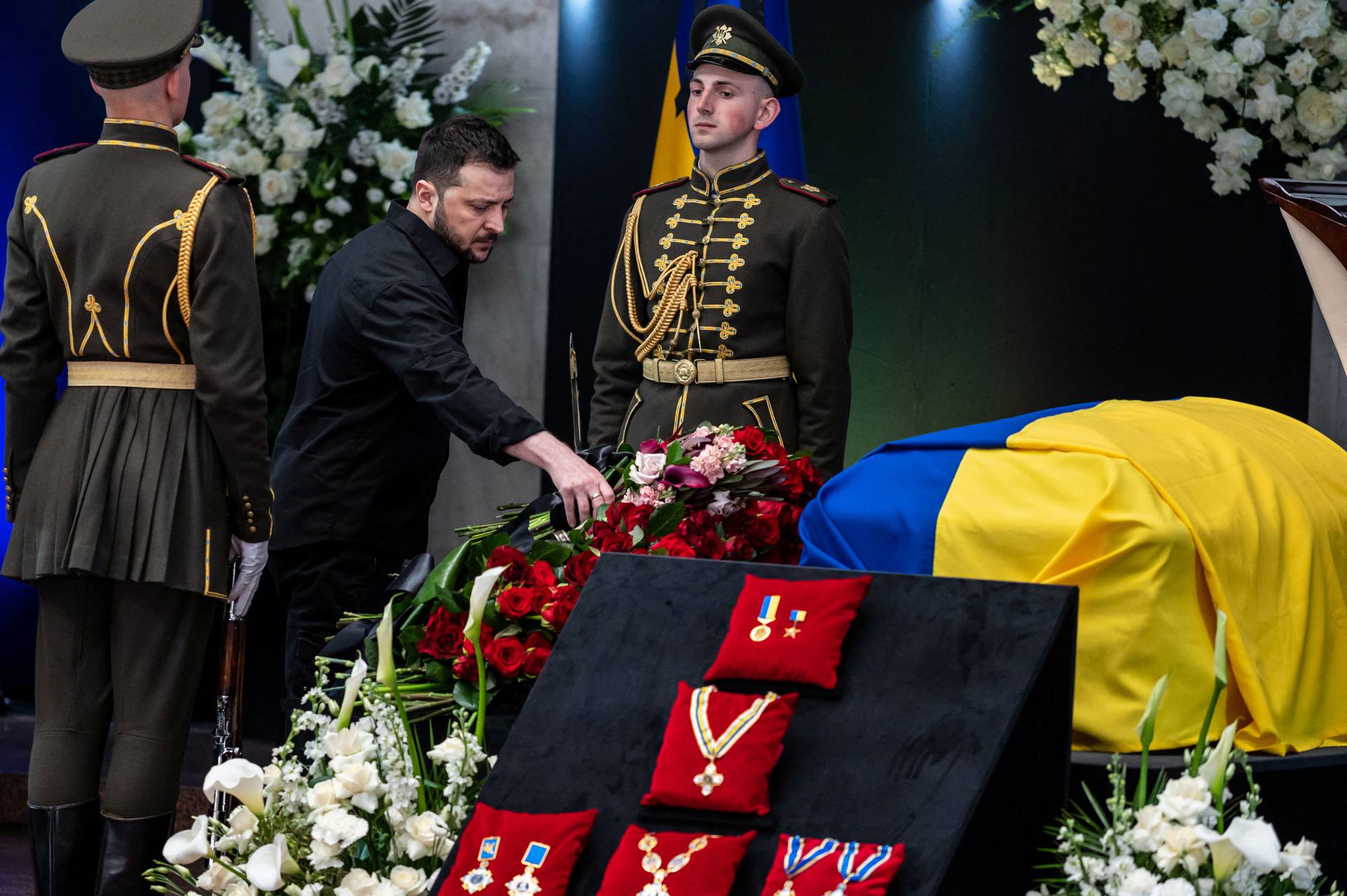 Funeral ceremony of the first president of Ukraine Leonid Kravchuk