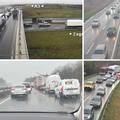 VIDEO  Kaos na cestama od jutra: Gužve i kolone zbog kiše, vjetra i prometnih nesreća