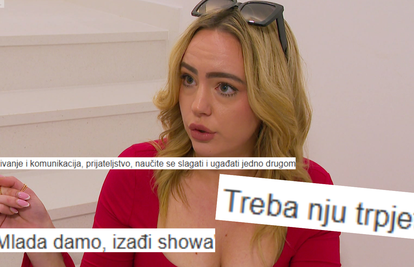 Pale teške riječi između Kristine i Stjepana. Gledatelji 'Braka na prvu': 'Nepristojno ponašanje'