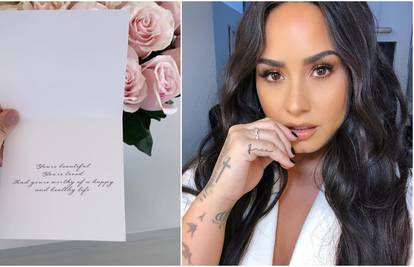 Lovato prekinula s dečkom pa onda samoj sebi poslala cvijeće