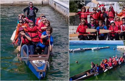 Ženska posada iz Zadra: Jače smo od raka, a veslanje nam je team building i spas za duh