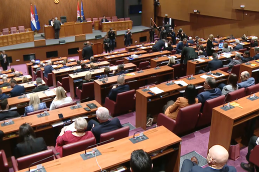 Ru&zcaron;i&cacute; je novi ministar, dobio je 77 glasova zastupnika. Dabro isklju&ccaron;en iz rasprave