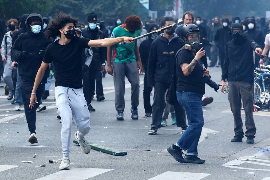 Nationwide day of student protests in France