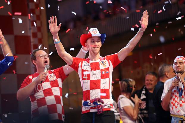 ARHIVA - 2018. Godišnjica dočeka Vatrenih nakon osvajanja srebrne medalje na SP-u u Rusiji