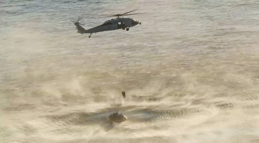 Artemis II crew returns to Earth