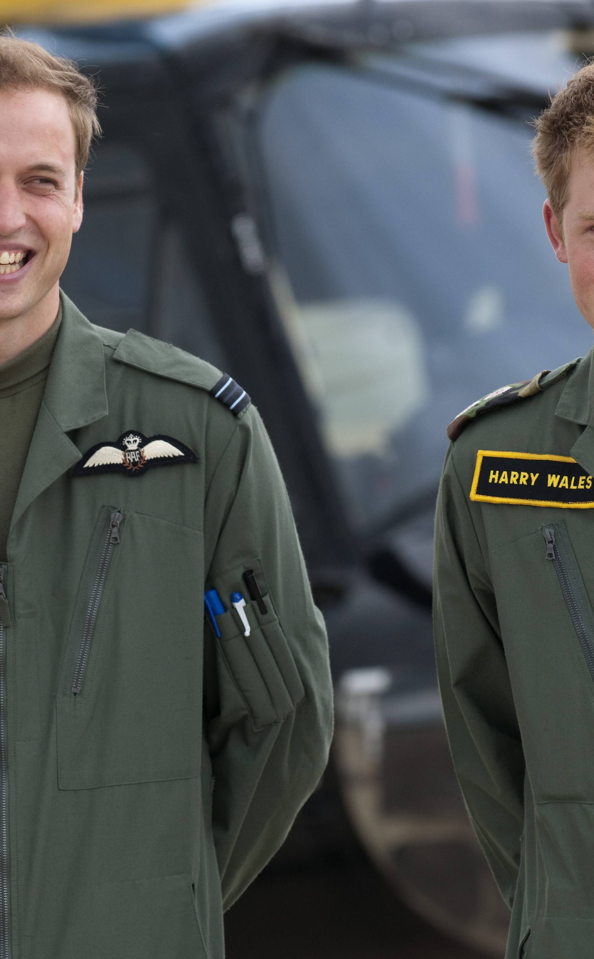 Princes William and Harry RAF photocall