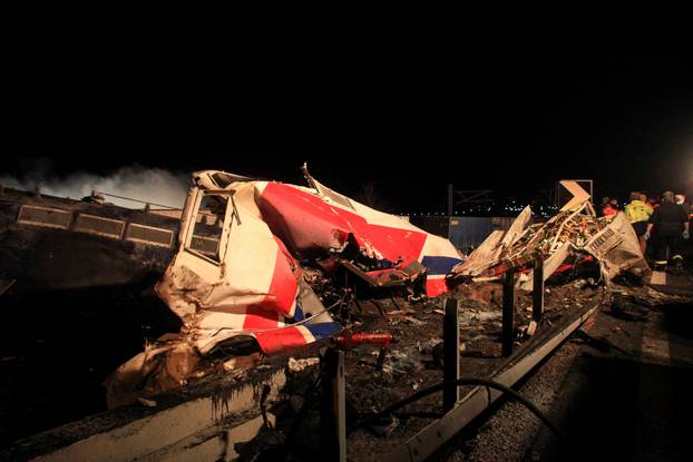 Trains collide near Larissa