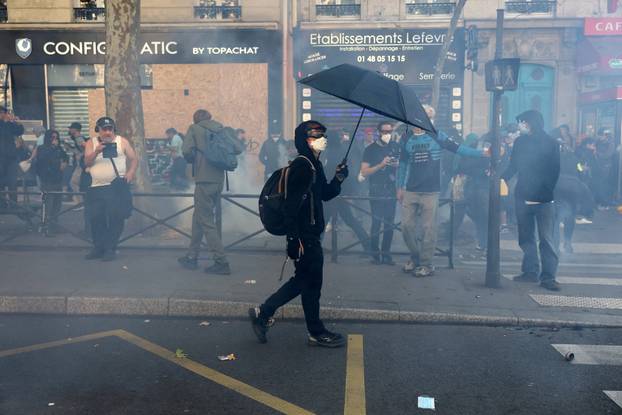 Nationwide strike and anti-government protests called by French unions in France
