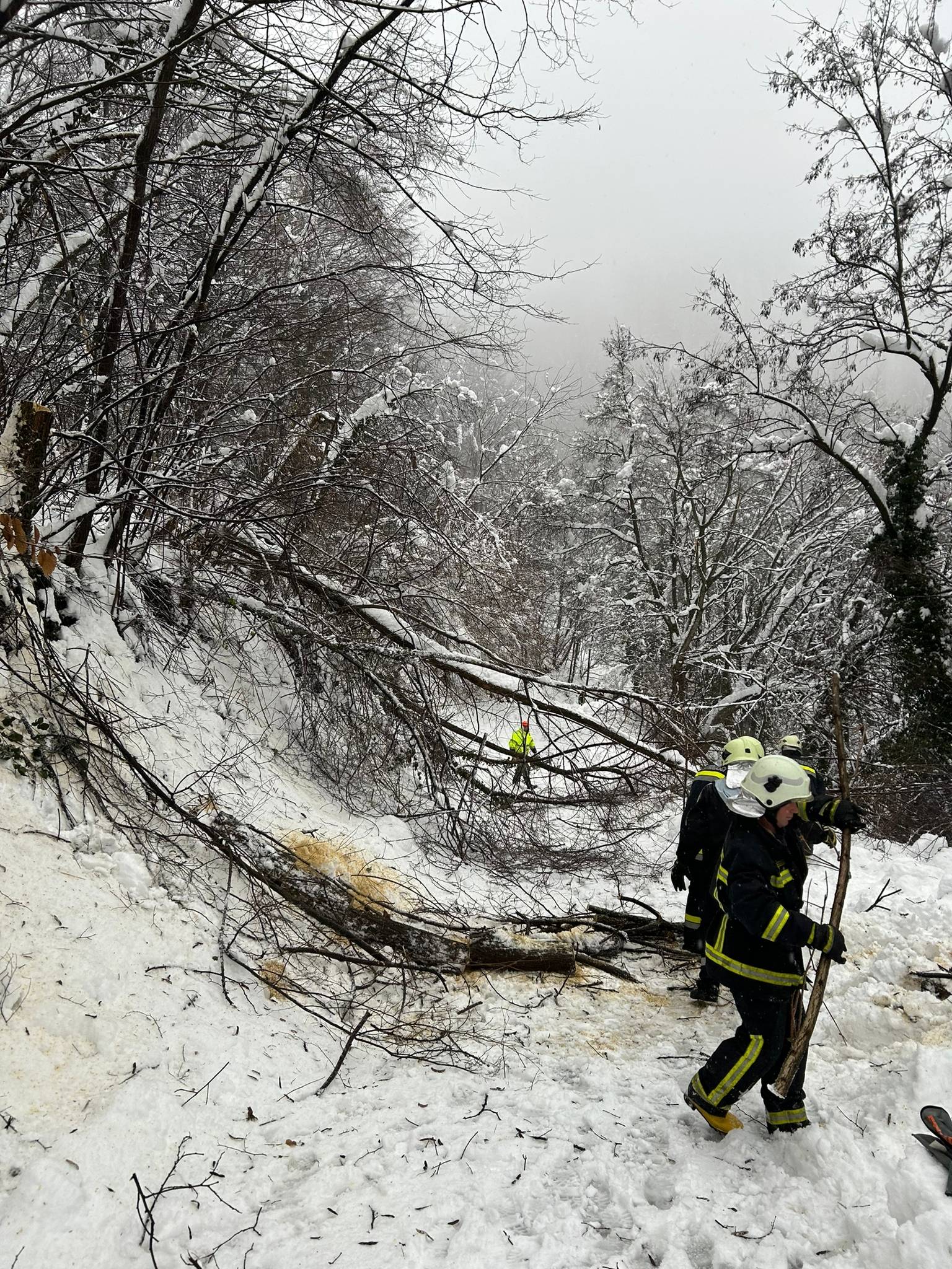 Heroji iz Jesenja: Osmero vatrogasaca pješice se probijalo kroz snijeg da oslobode puteve