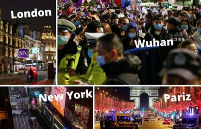 U Wuhanu - stiskavac, a ostatak svijeta pod zabranama: Policija, ograde, prazne ulice metropola