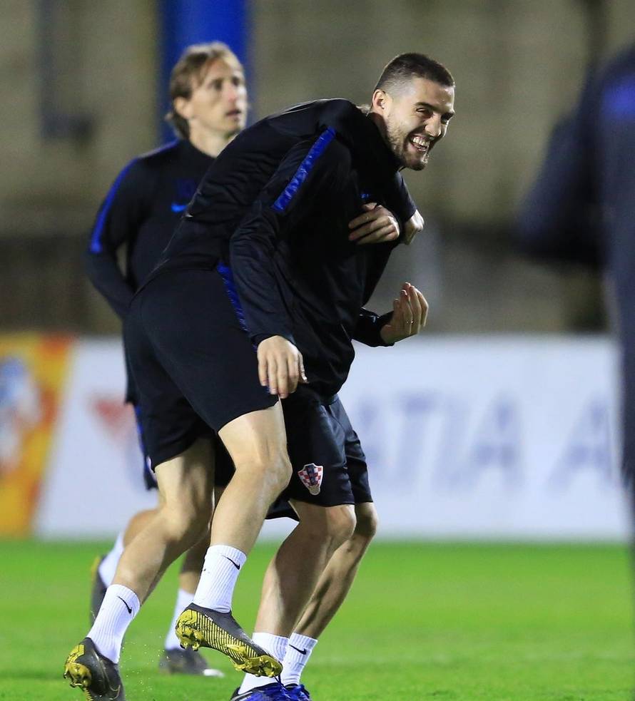 Zagreb: Hrvatska nogometna reprezentacija odradila trening