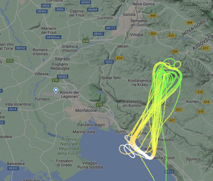 Hrvatski kanader gasi požar u Sloveniji, drugi je napraćeniji let na svijetu na Flight Radaru