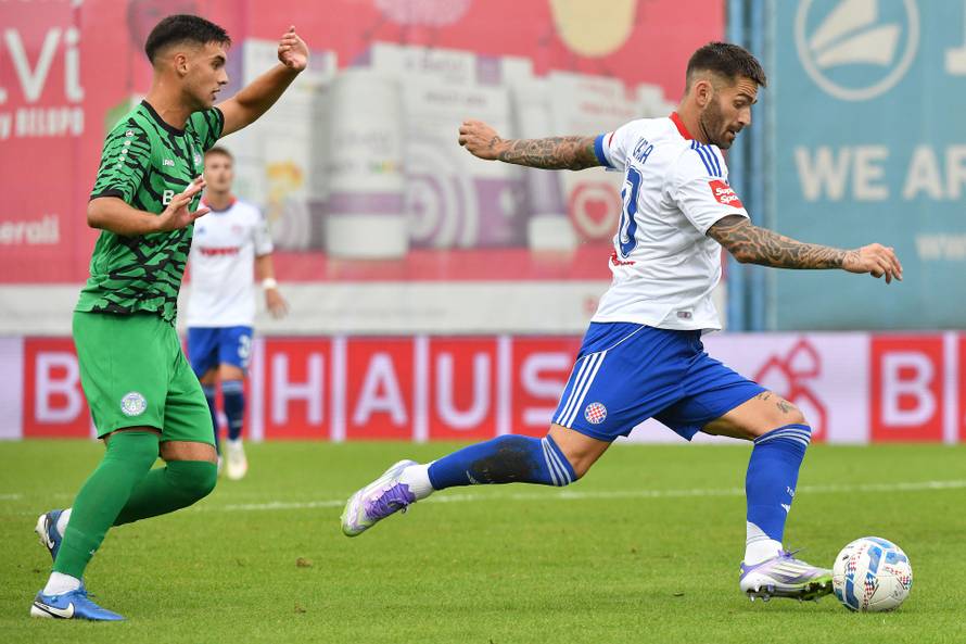 Koprivnica: Koprivnica i Hajduk sastali se u šesnaestini finala Hrvatskog nogometnog kupa