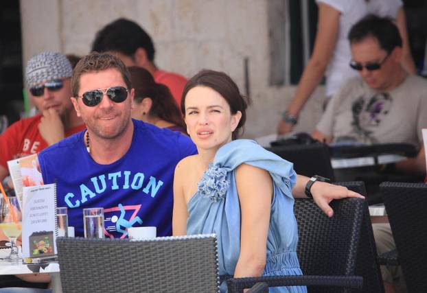 ARHIVA - Dubrovnik, 2010. Severina na kavi s bivšim zaru?nikom Slavkom Šajinovi?em